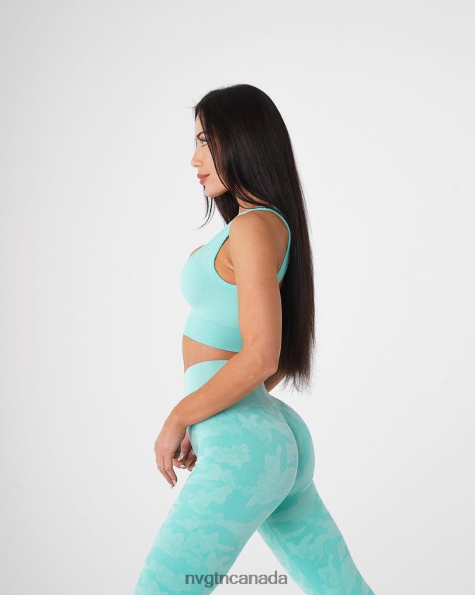 NVGTN Fitness Women Eclipse Seamless Bra Mint HJXFTJ110