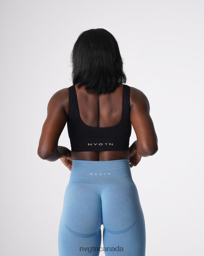 NVGTN Fitness Women Elevate Seamless Bra Black HJXFTJ68