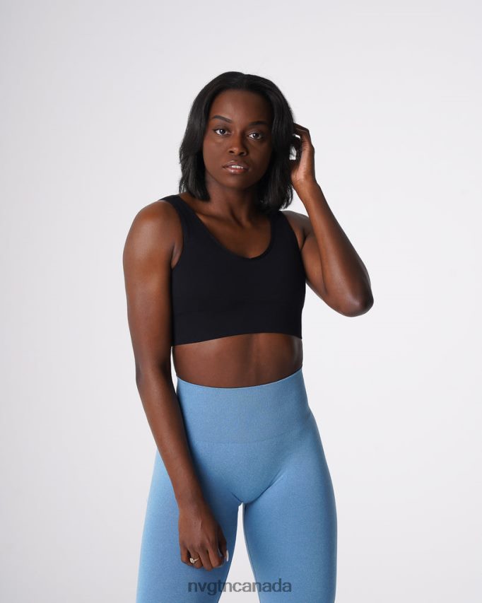 NVGTN Fitness Women Elevate Seamless Bra Black HJXFTJ68