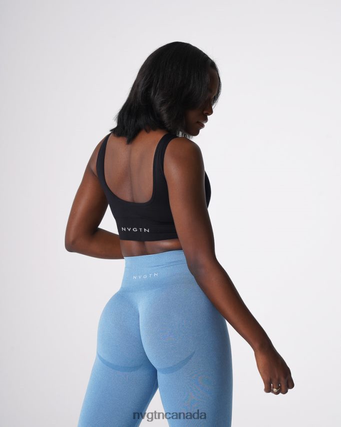 NVGTN Fitness Women Elevate Seamless Bra Black HJXFTJ68