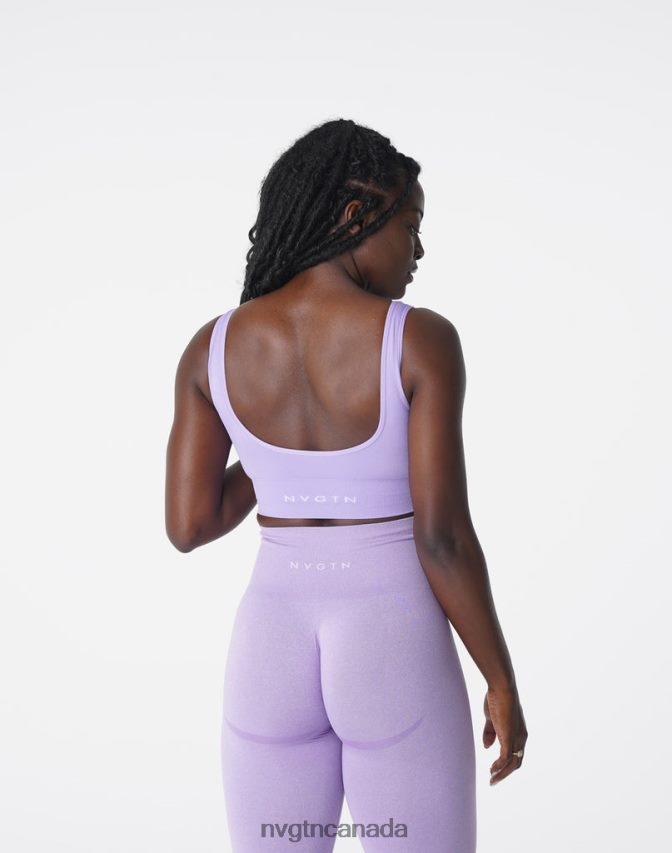 NVGTN Fitness Women Elevate Seamless Bra Iris HJXFTJ172