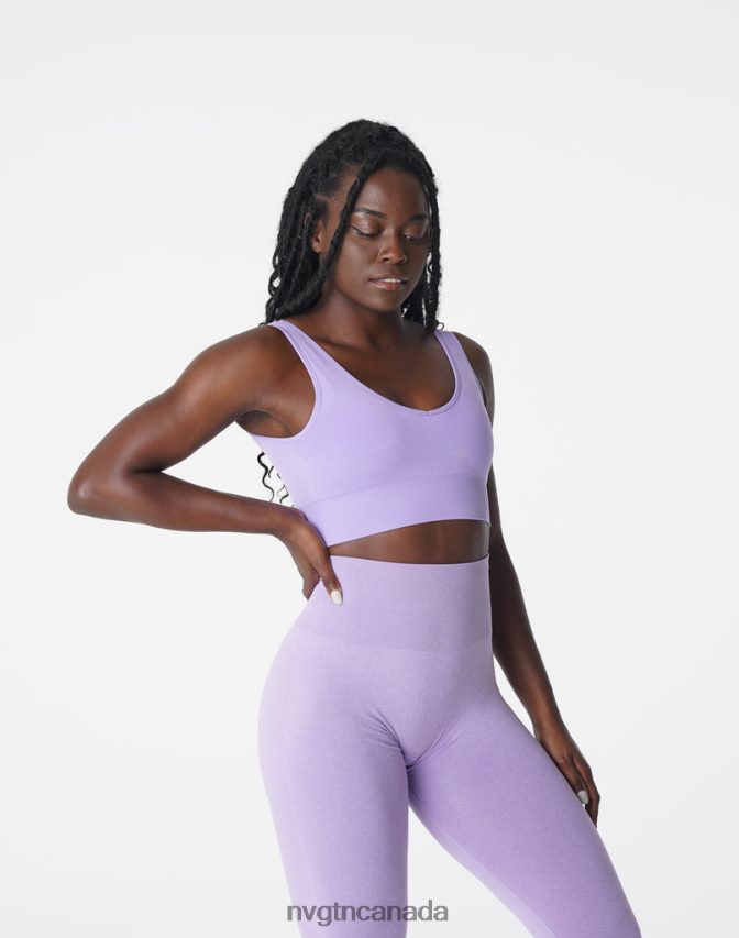 NVGTN Fitness Women Elevate Seamless Bra Iris HJXFTJ172