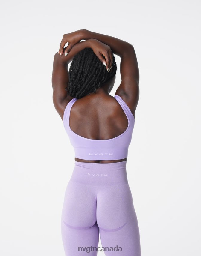 NVGTN Fitness Women Elevate Seamless Bra Iris HJXFTJ172