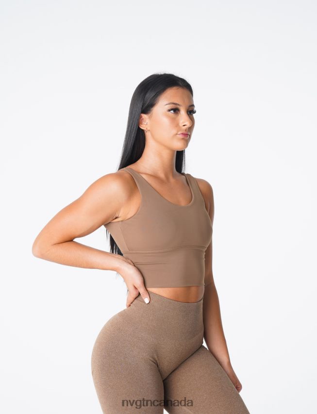 NVGTN Fitness Women Essence Bra Mocha HJXFTJ104