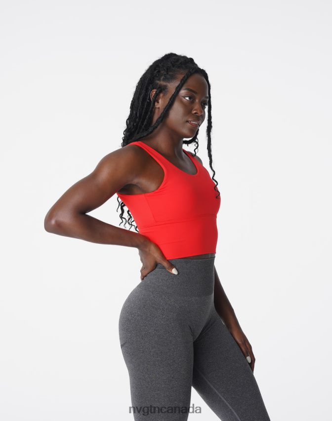 NVGTN Fitness Women Essence Bra Scarlet HJXFTJ193
