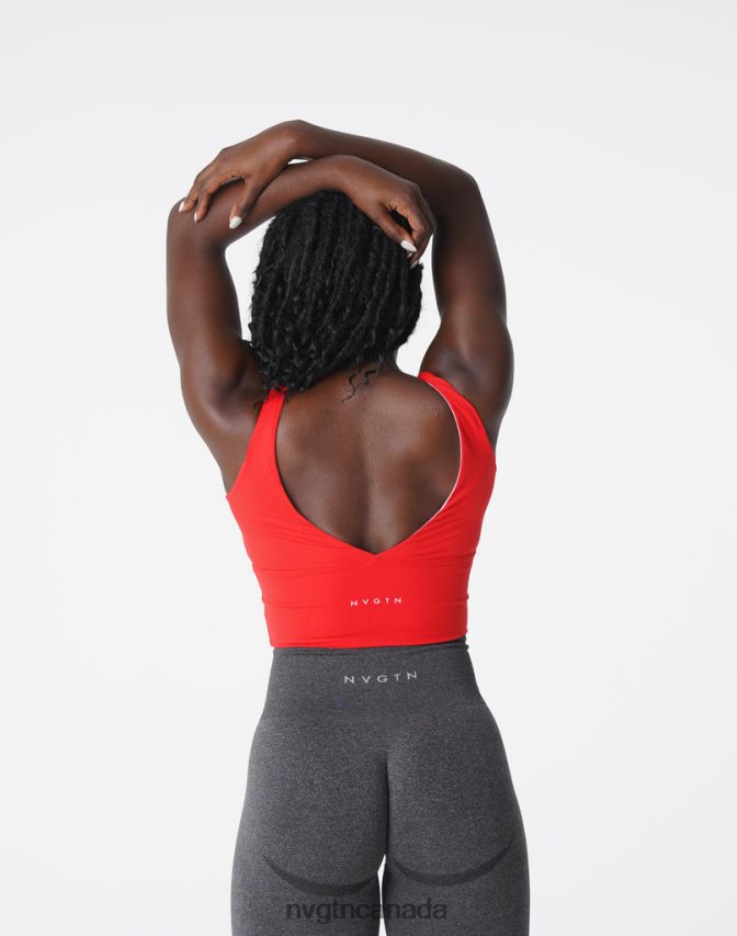 NVGTN Fitness Women Essence Bra Scarlet HJXFTJ193