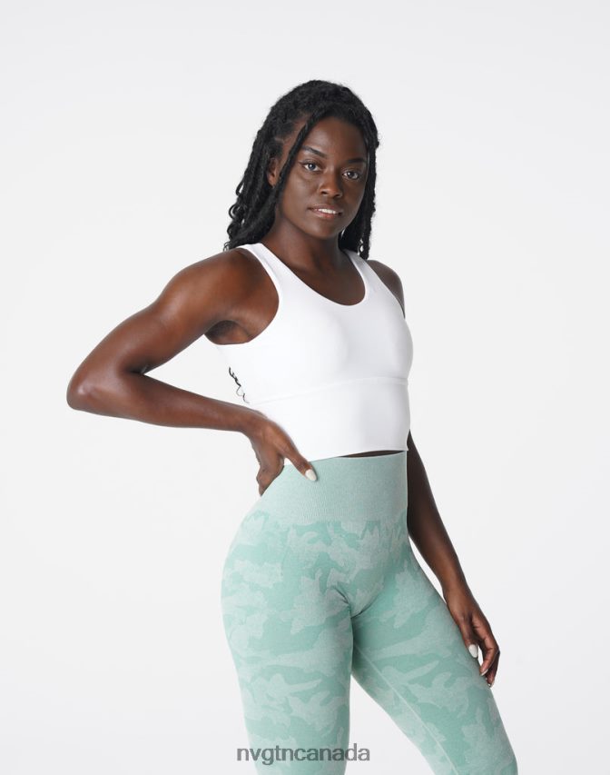 NVGTN Fitness Women Essence Bra White HJXFTJ103
