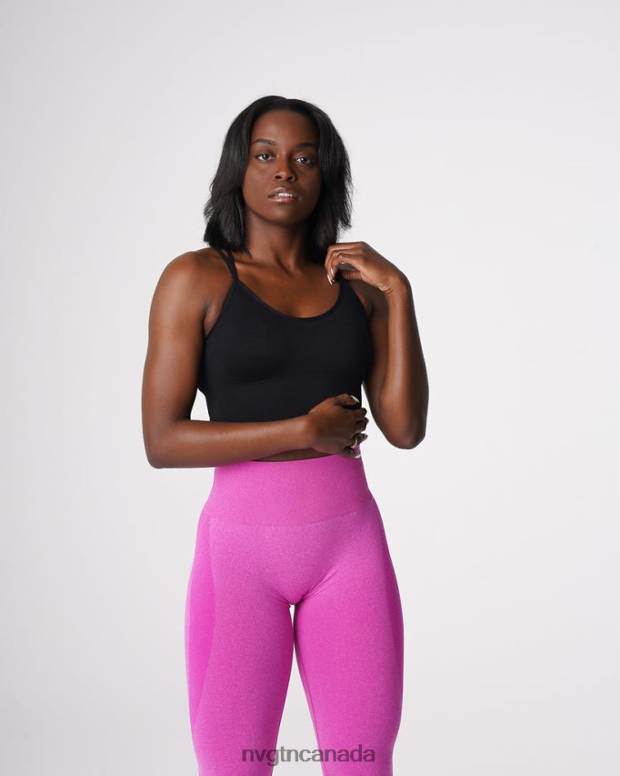 NVGTN Fitness Women Flourish Seamless Bra Black HJXFTJ162