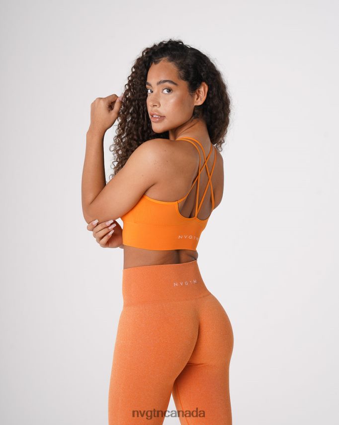 NVGTN Fitness Women Flourish Seamless Bra Clementine HJXFTJ57