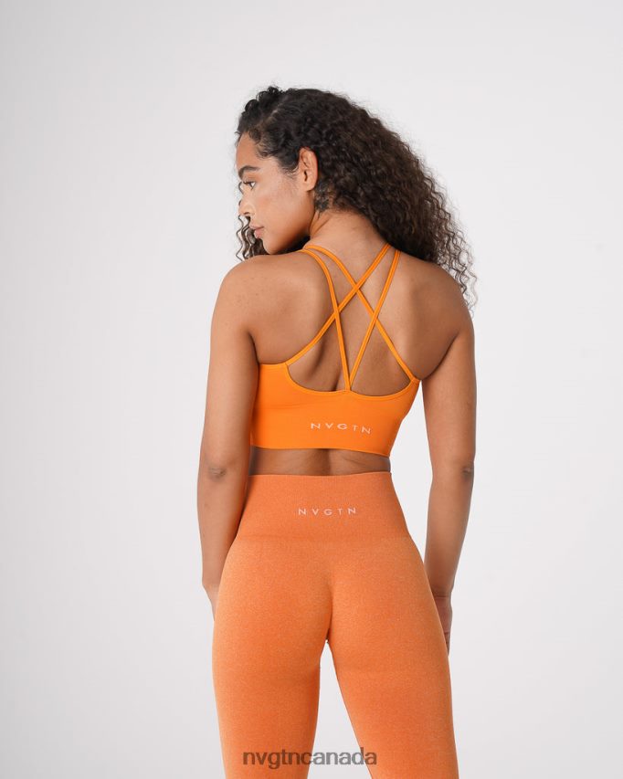 NVGTN Fitness Women Flourish Seamless Bra Clementine HJXFTJ57
