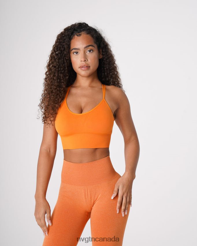 NVGTN Fitness Women Flourish Seamless Bra Clementine HJXFTJ57