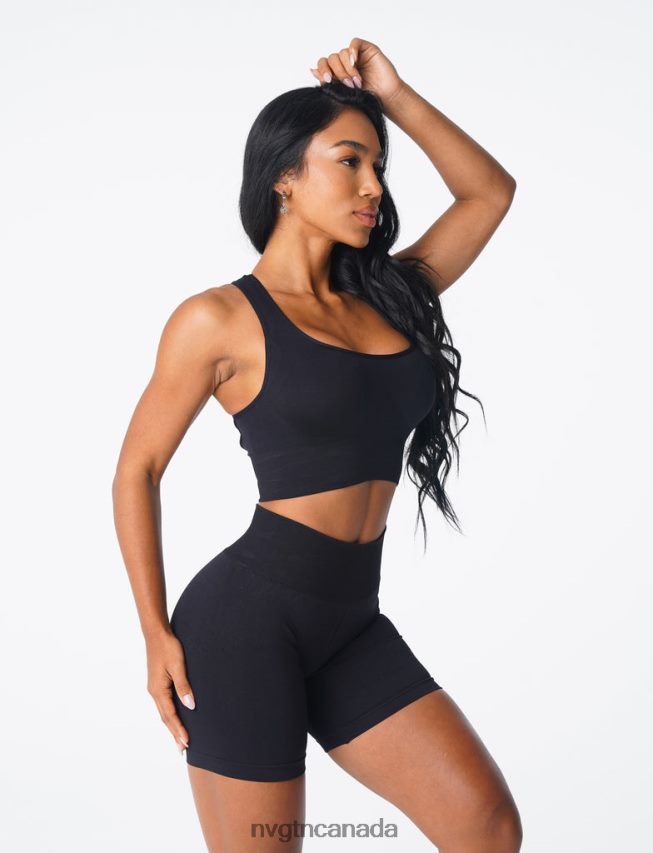 NVGTN Fitness Women Ignite Seamless Bra Black HJXFTJ40