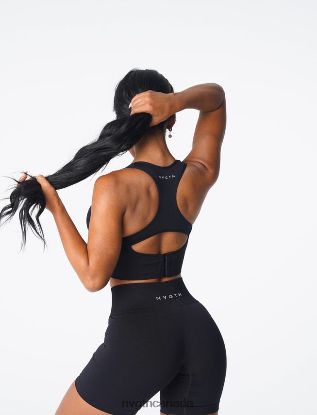 NVGTN Fitness Women Ignite Seamless Bra Black HJXFTJ40