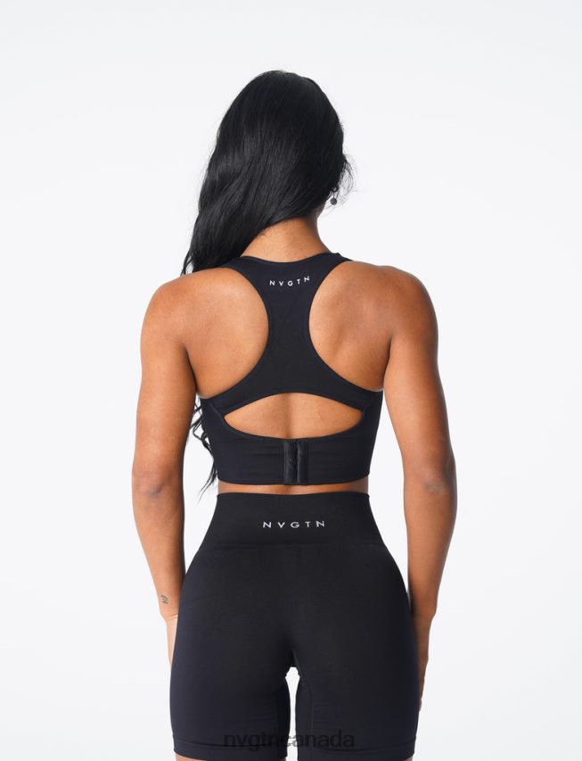 NVGTN Fitness Women Ignite Seamless Bra Black HJXFTJ40