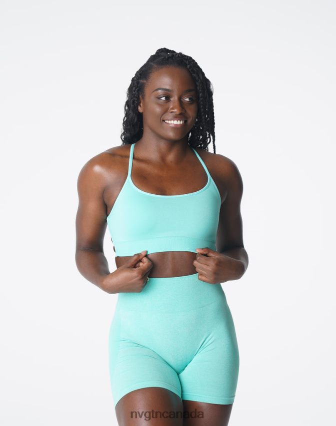 NVGTN Fitness Women Invincible Seamless Bra Mint HJXFTJ122