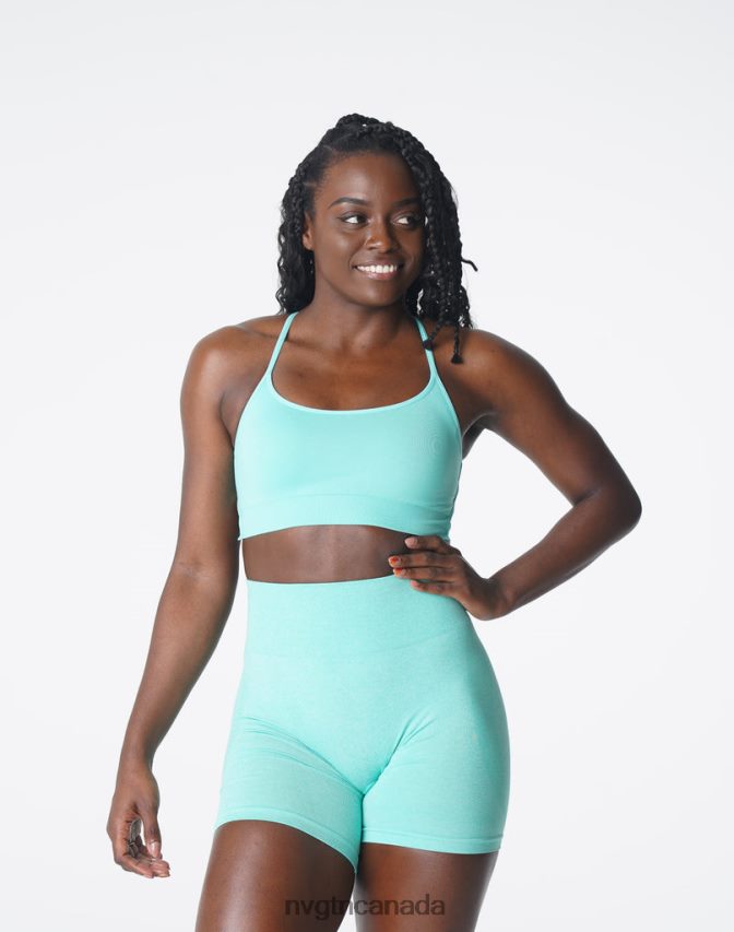 NVGTN Fitness Women Invincible Seamless Bra Mint HJXFTJ122