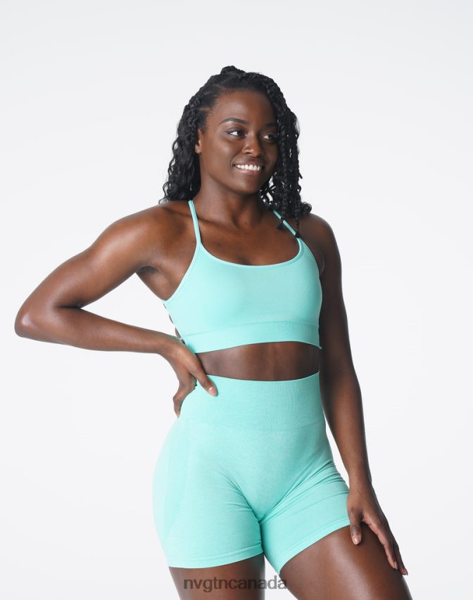 NVGTN Fitness Women Invincible Seamless Bra Mint HJXFTJ122