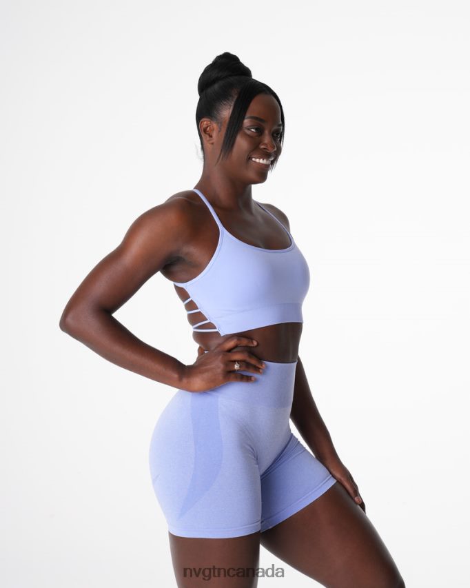 NVGTN Fitness Women Invincible Seamless Bra Periwinkle HJXFTJ28