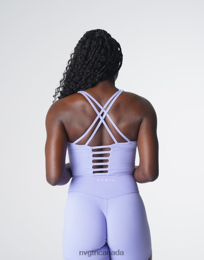 NVGTN Fitness Women Matrix Bra Top Periwinkle HJXFTJ120