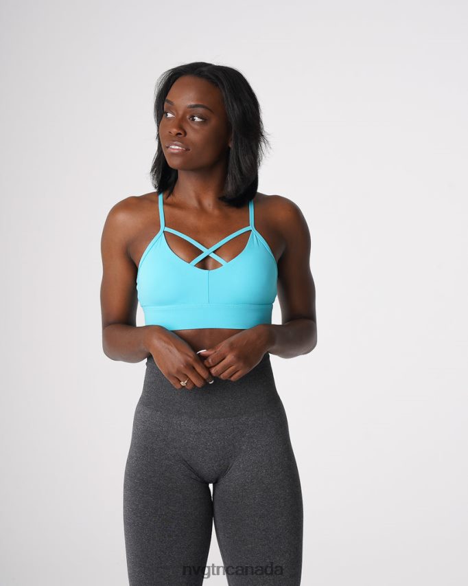 NVGTN Fitness Women Oasis Bra Aqua HJXFTJ238