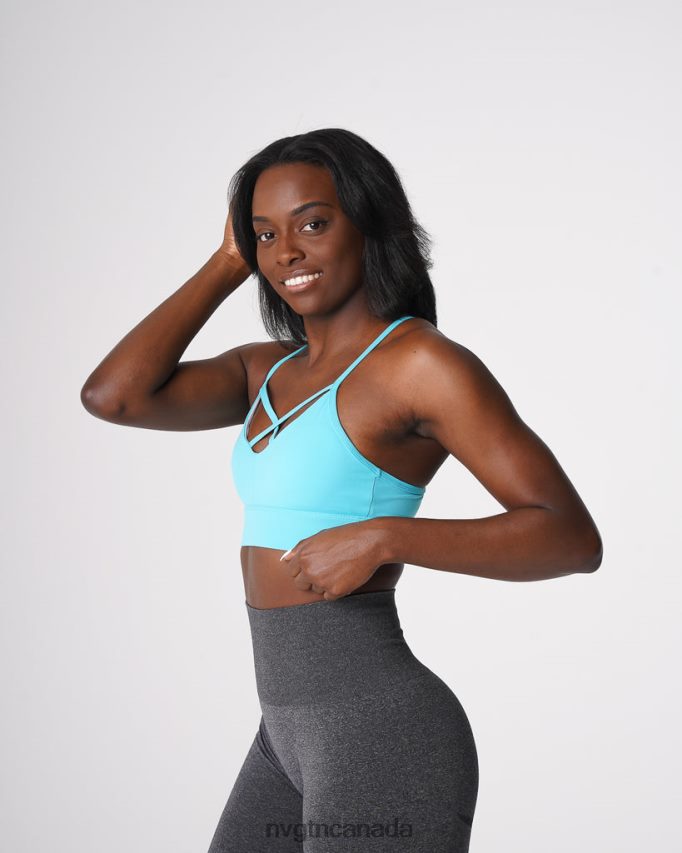 NVGTN Fitness Women Oasis Bra Aqua HJXFTJ238