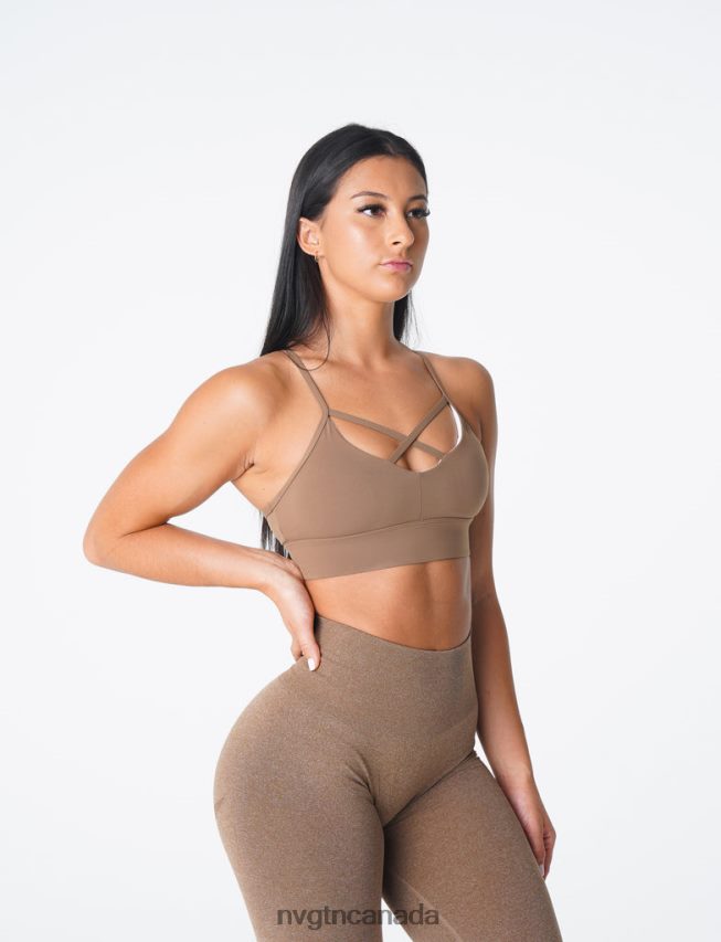 NVGTN Fitness Women Oasis Bra Mocha HJXFTJ183