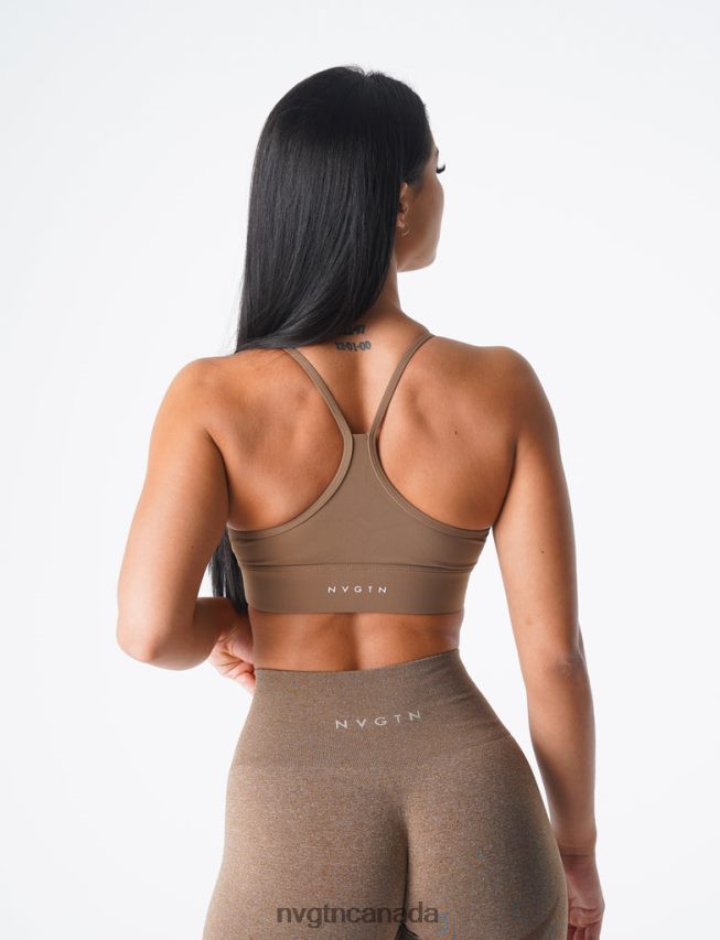 NVGTN Fitness Women Oasis Bra Mocha HJXFTJ183