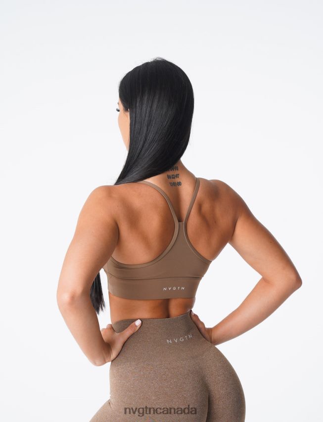 NVGTN Fitness Women Oasis Bra Mocha HJXFTJ183
