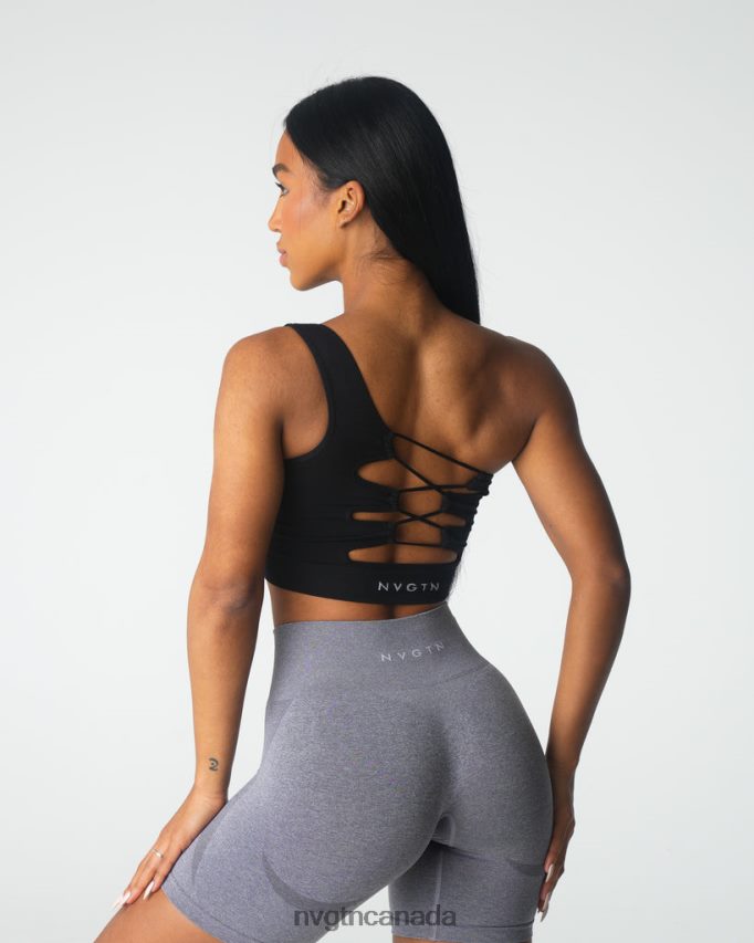 NVGTN Fitness Women Passion Seamless Bra Black HJXFTJ17
