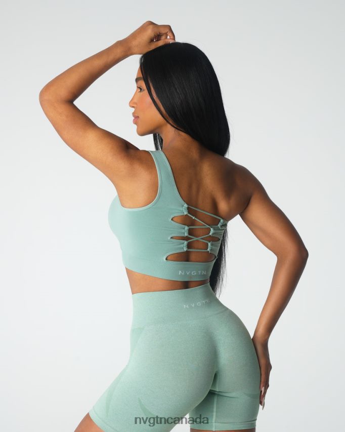 NVGTN Fitness Women Passion Seamless Bra Sage Green HJXFTJ37