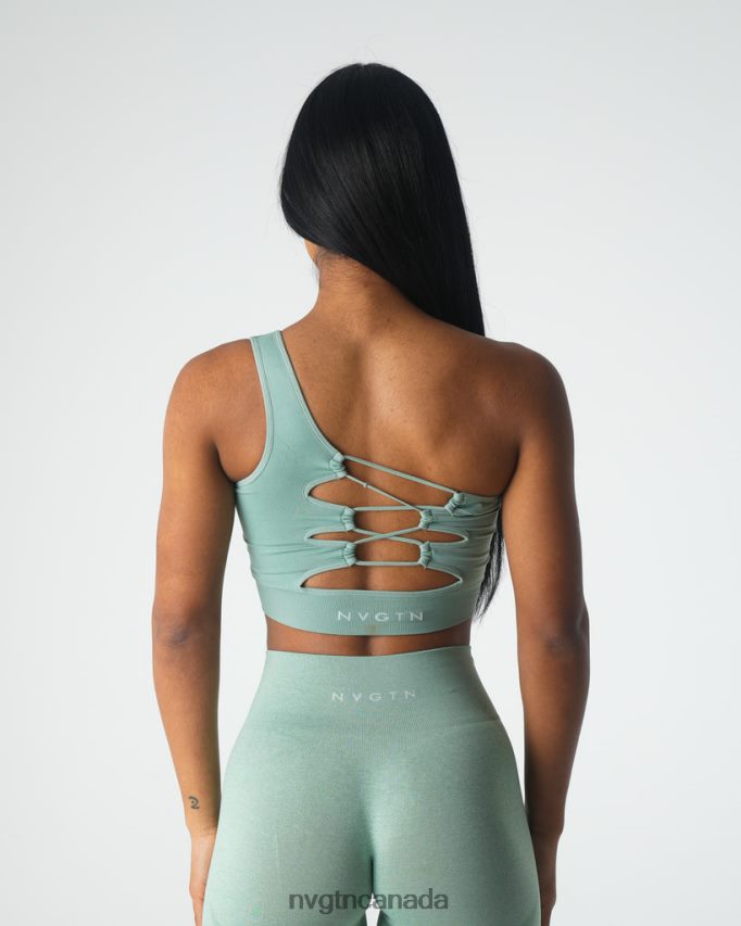NVGTN Fitness Women Passion Seamless Bra Sage Green HJXFTJ37
