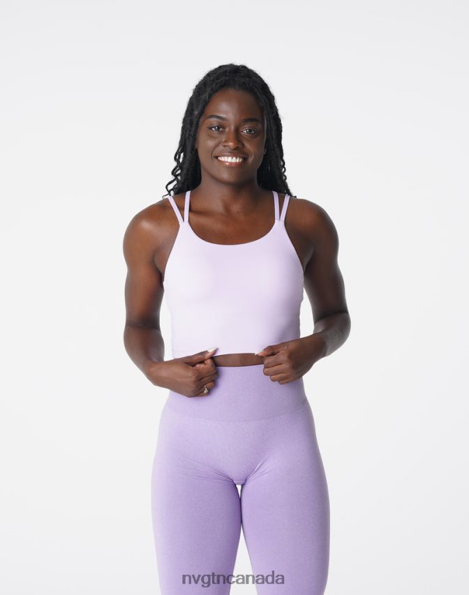 NVGTN Fitness Women Poise Bra Top Lavender HJXFTJ192