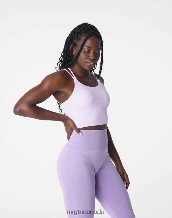 NVGTN Fitness Women Poise Bra Top Lavender HJXFTJ192
