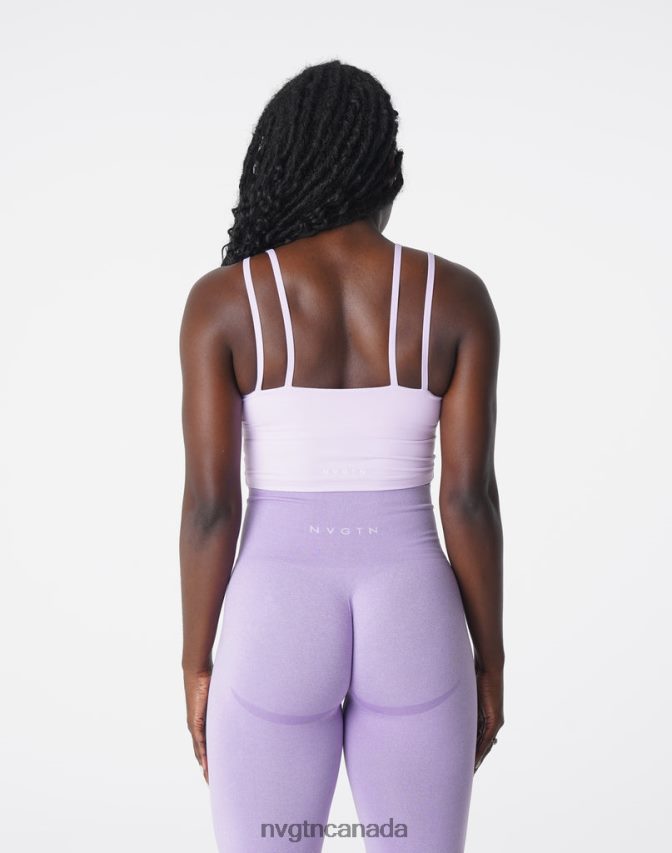 NVGTN Fitness Women Poise Bra Top Lavender HJXFTJ192