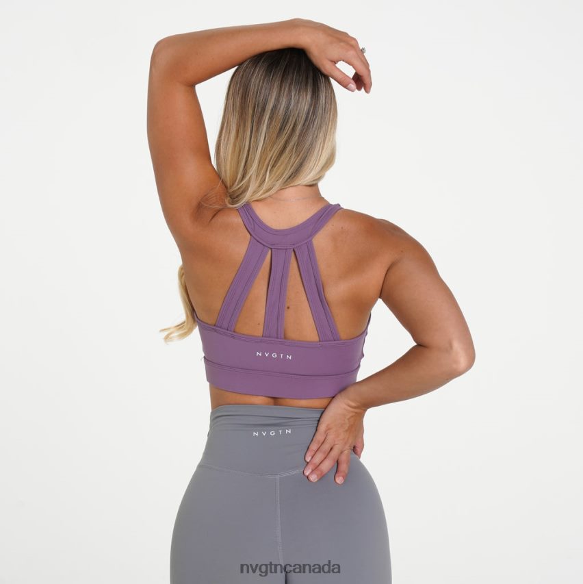 NVGTN Fitness Women Purple Trio Bra Mauve HJXFTJ279