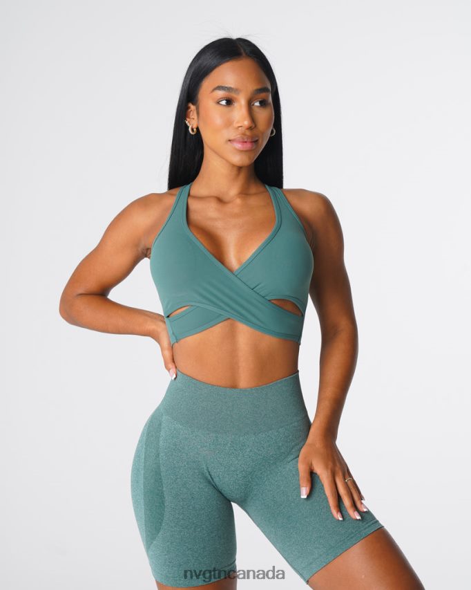 NVGTN Fitness Women Radiance Bra Forest Green HJXFTJ135