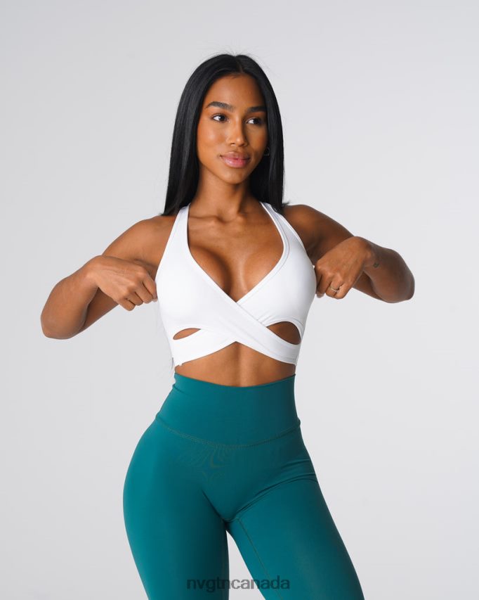 NVGTN Fitness Women Radiance Bra White HJXFTJ134