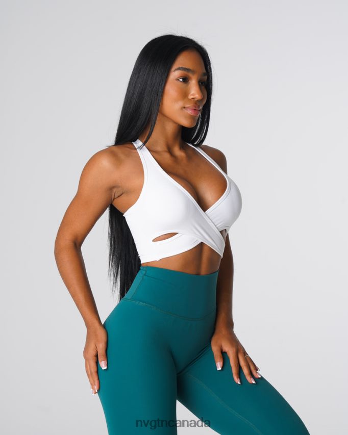 NVGTN Fitness Women Radiance Bra White HJXFTJ134