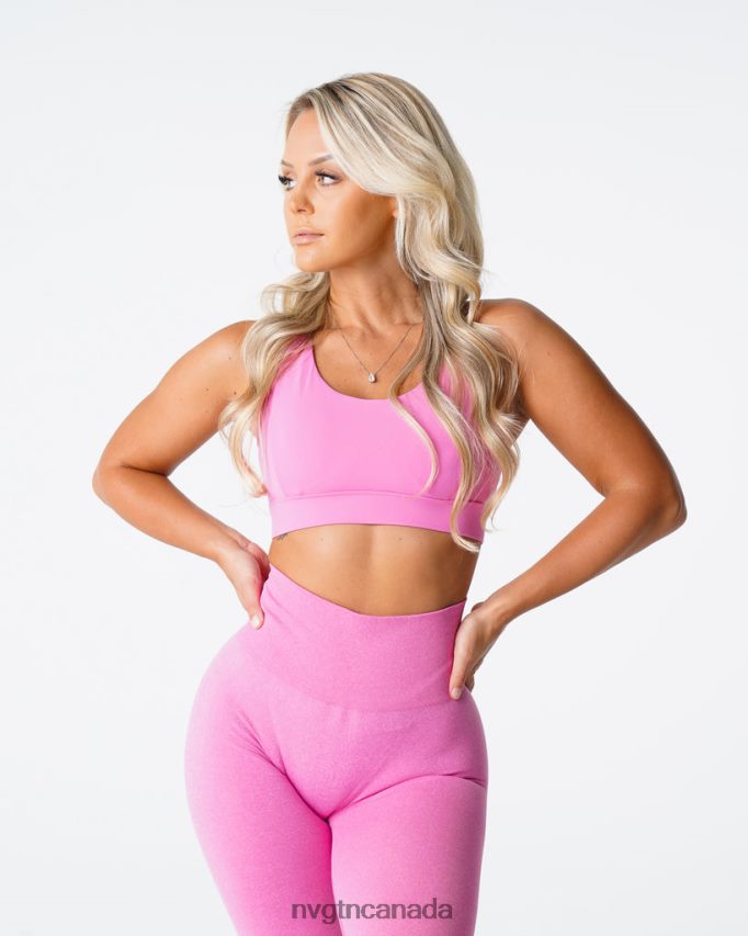 NVGTN Fitness Women Reveal Bra Bubble Gum Pink HJXFTJ171