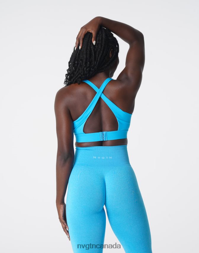 NVGTN Fitness Women Reveal Bra Caribbean HJXFTJ170