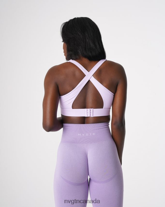 NVGTN Fitness Women Reveal Bra Lavender HJXFTJ54