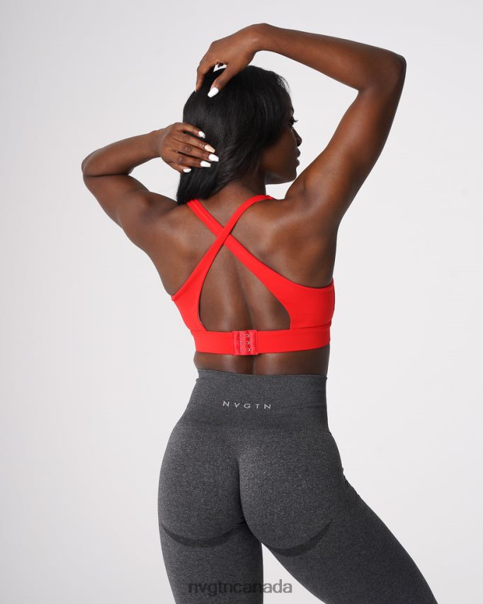 NVGTN Fitness Women Reveal Bra Scarlet HJXFTJ53