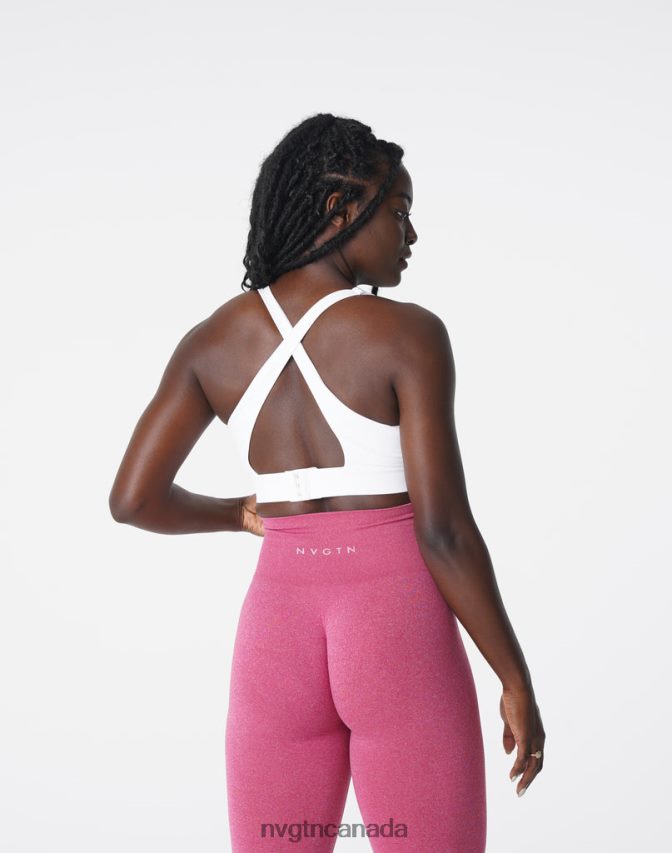 NVGTN Fitness Women Reveal Bra White HJXFTJ51