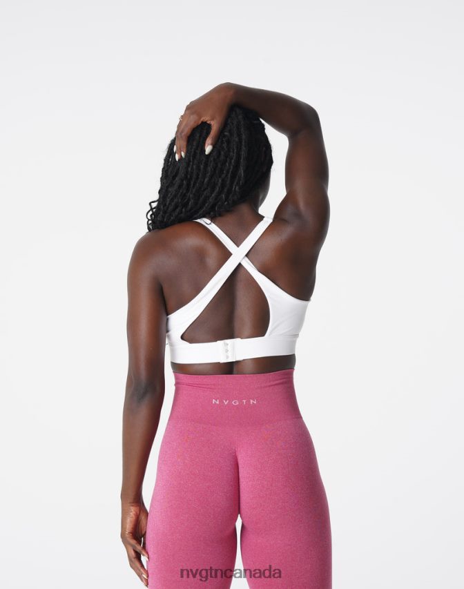 NVGTN Fitness Women Reveal Bra White HJXFTJ51
