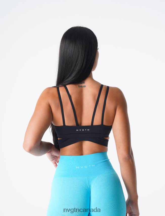 NVGTN Fitness Women Revolve Bra Black HJXFTJ98
