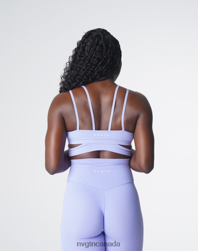 NVGTN Fitness Women Revolve Bra Periwinkle HJXFTJ118