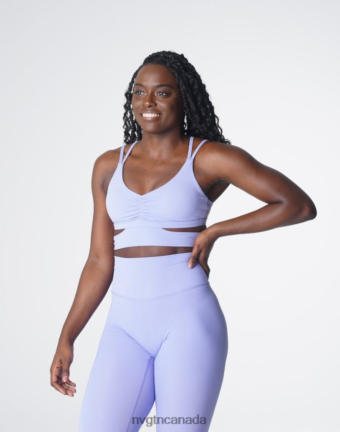 NVGTN Fitness Women Revolve Bra Periwinkle HJXFTJ118