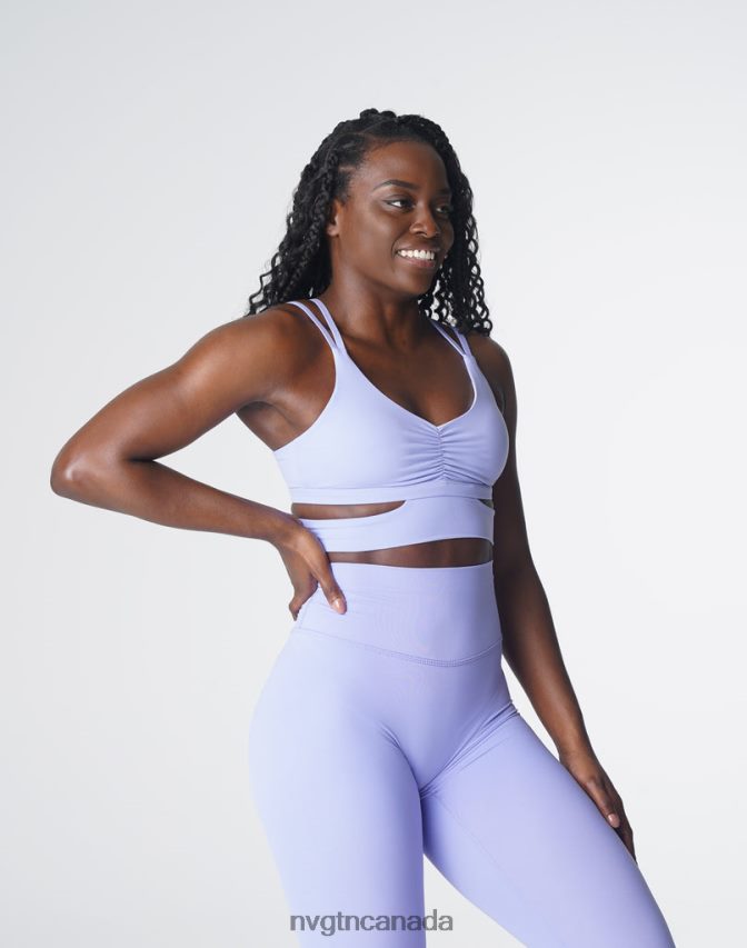 NVGTN Fitness Women Revolve Bra Periwinkle HJXFTJ118