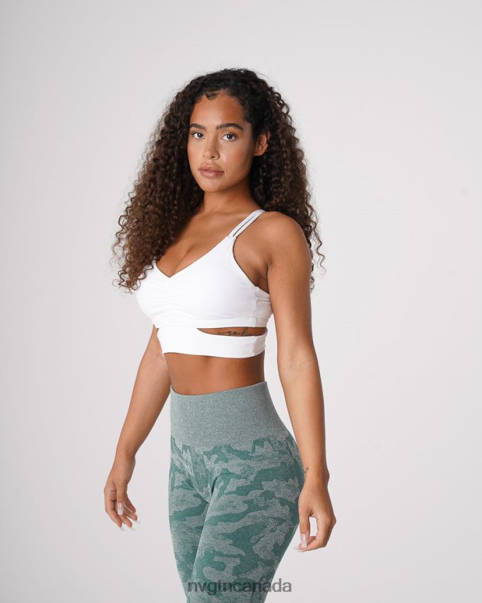 NVGTN Fitness Women Revolve Bra White HJXFTJ99