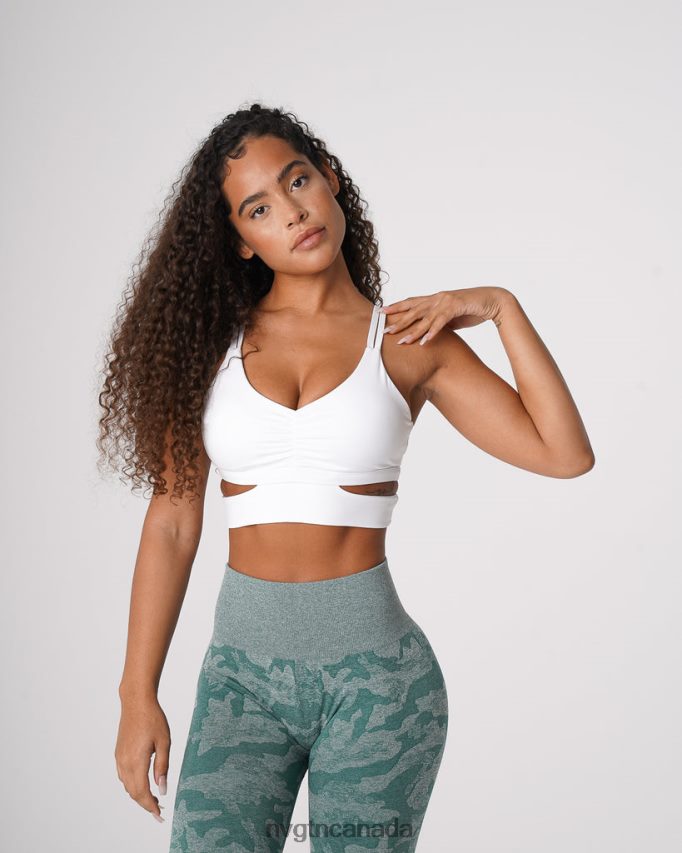 NVGTN Fitness Women Revolve Bra White HJXFTJ99